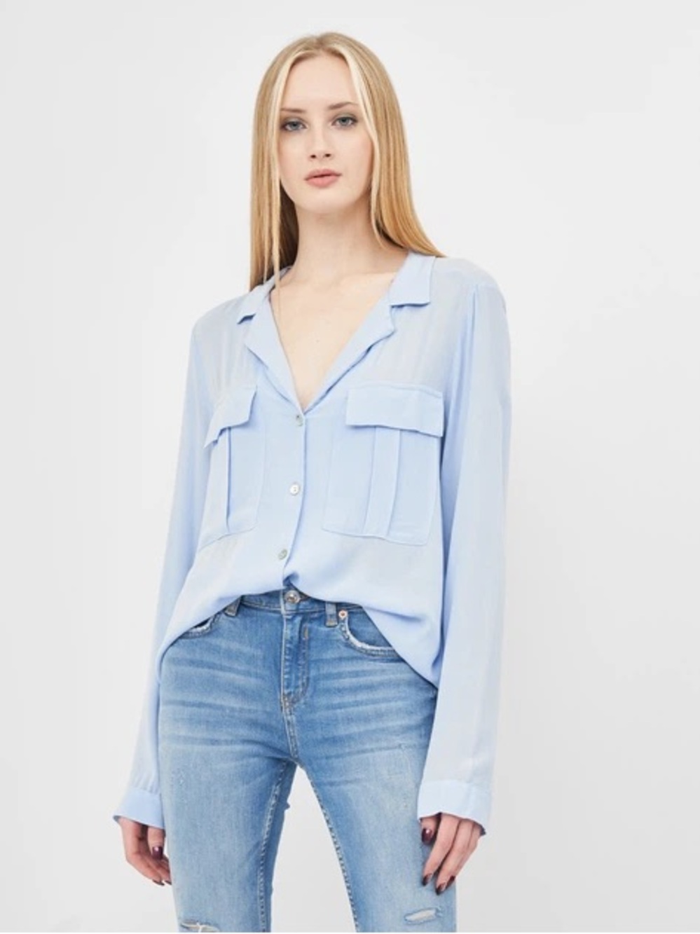 Zara blouse/button down
